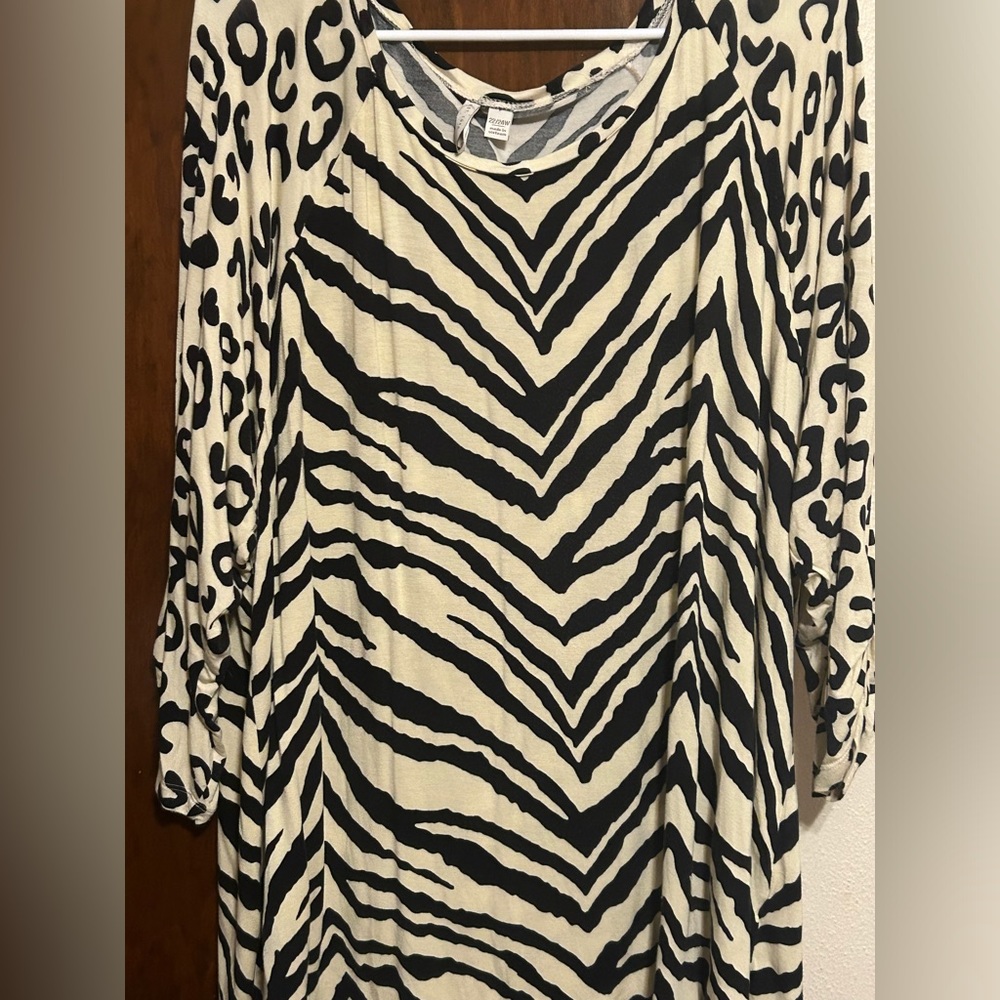 Animal print is top
